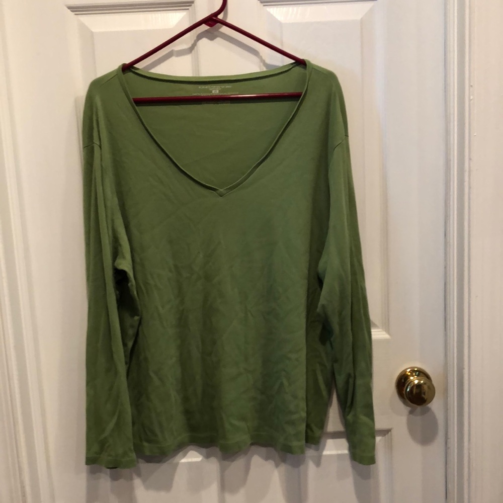 Green Jones New York Sport Long Sleeve T-shirt size 2X